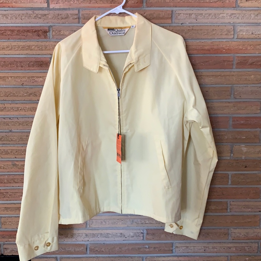 Men’s XL Dead stock Montgomery Wards vintage Harrington jacket windbreaker.